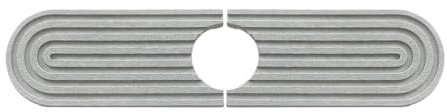 Jiuvaso Tapis de Robinet pour évier de Cuisine, élégant, Réutilisable, Léger et Absorbant, Protège-plan de Travail, Gris Clair