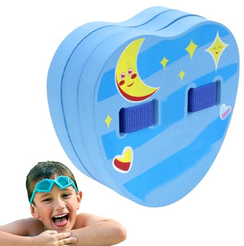 Hobngmuc Kinder-Schwimm-Rückenschwimmer, Blasengürtel, Schwimmunterricht, Ausrüstung, 3 verstellbare Schichten, Lernsicherheit, Pool-Ausrüstung, Blasen-Board für Kinder, Mädchen, Jungen, Kleinkinder