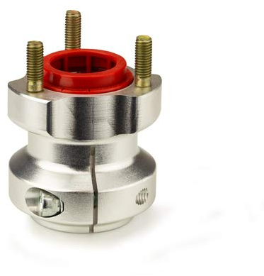 Kart Radstern hinten - geeignet für 40 mm Achse - Länge: 62/95/115 mm - silber (62mm)