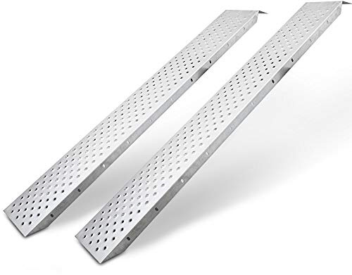 BITUXX®2X Auffahrrampe Auffahrschiene Rampe Motorradrampe Verladeschiene Verladerampe Stahl bis 200Kg 160cm lang