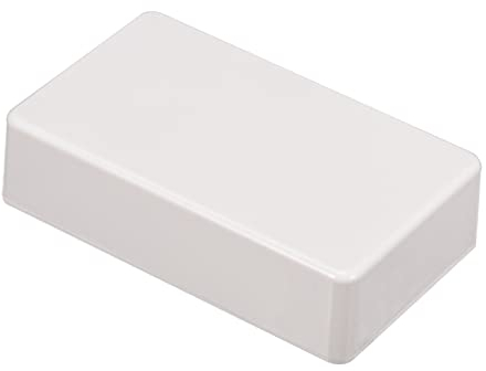 QUARKZMAN 100 x 60 x 25mm Elettronico Giunzione Scatola Plastica Sigillato 1 Pezzo Involucro Custodia per Progetto Elettrico, Bianco