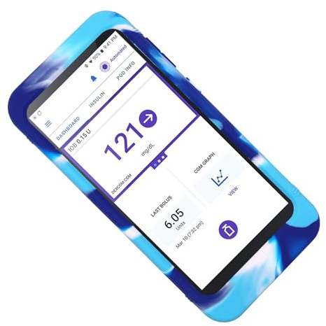 Mix Silikonhülle für Omnipod 5 Empfänger (kontinuierliche Glukoseüberwachung) (Mix-BLNVWH)