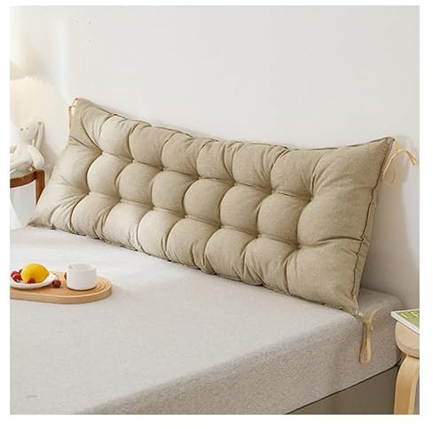 ELYSYSRL Cojín de Respaldo para Cama sofá Respaldo cojín Lumbar Cabezal de Lectura cojín de Pared cojín de Apoyo cojín de Asiento (Color : #6, Size : 200x50cm)