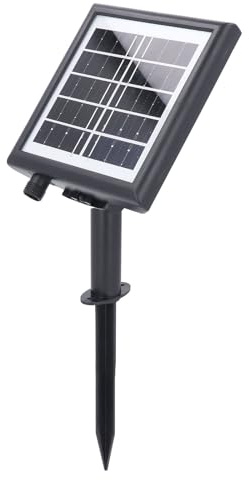 Luocute Scatola di Controllo della Luce della Stringa Solare, 4 luminosità 8 modalità Lampeggiante Pannello di Controllo della Luce della Stringa del LED IP65 Ingresso 4,5 V Uscita 24 V,