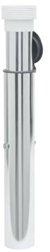 Sufrk Base para sombrilla enterrada para poste de 40 – 50 mm, plata aluminio, base para sombrilla de hormigón fundido resistente, para jardín, porche, cenador