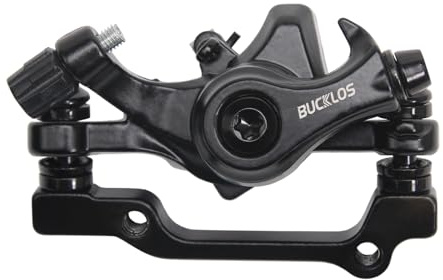AEYINO Bike Disc Brake kit, MTB Mechanical Line Pulling Disc Brakes Caliper with Aluminum Alloy Levers /160mm Rotor,/is/PM Universal Adapter for Ebike/Folding Bike/Scooter/Fat Bike