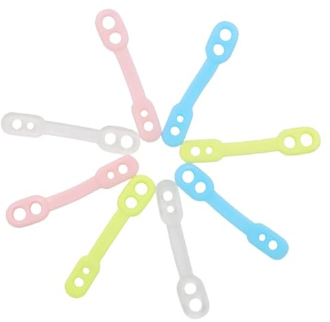 VBSYUYQ 50 Pcs Windproof Washing Line Hanger Hooks Mixed Colour | mixed colour windproof washing line hanger hooks,plastic silicone non-slip lock hooks for daily outdoor laundry drying