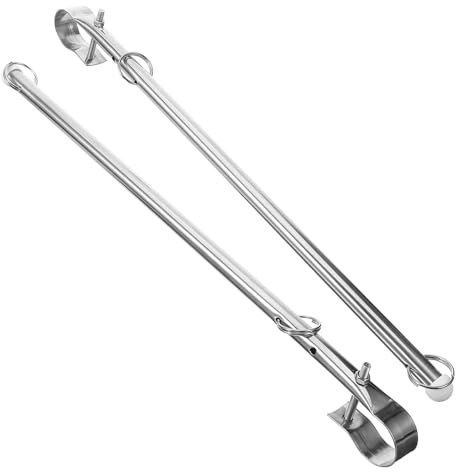 ELAYARD 2 Stück Yacht Flaggenmast aus Edelstahl Wetterfester Flaggenhalter für Segelboote und Yachten Rostfreier Marine Flaggenstab für Bootsreling