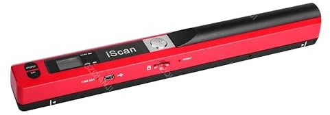 Bärbar A4-dokumentskanner Ny kreativ handhållen mobil bärbar iScan 900 DPI USB 2.0 LCD-skärm Stöder JPG-/PDF-format(RD Add 32G TFCard)