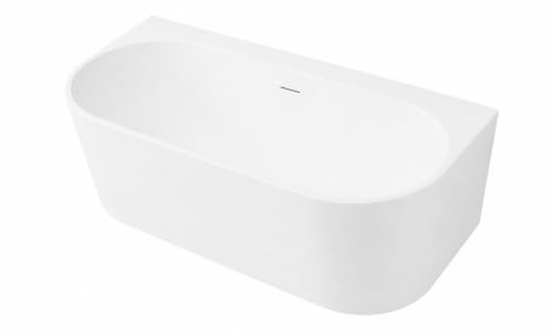 Balneo Baignoire en acrylique blanche autoportante 150 x 75 x 58 cm moderne 47 kg 240 l