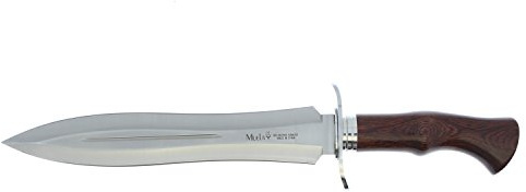 ELECTROPOLIS Jagdmesser Muela Palisander Holzgriff, Verteidigung Edelstahl-Blatt-Multi 24,5 cm + Geschenkkarte