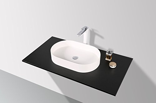 SLIM - DESIGN Mineralguss Aufsatzwaschtisch MAW2363