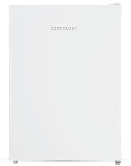 Cookology 67L Small Tabletop Mini Fridge - For Counter Tops - Reversible Door - Adjustable Temperature Control & Legs - Chiller Box - White