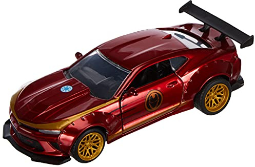 Jada - Marvel Iron-Man Chevy Camaro 2016, 253222003, + 8 Anni, Scala 1:32