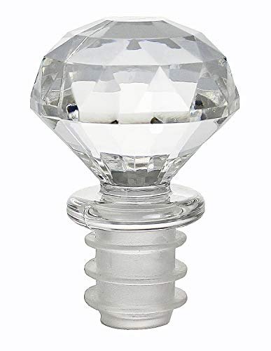 Prodyne Acrylic Diamond Faceted Wine Bottle Stopper