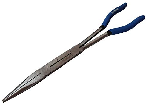 Faithfull FAIPLLN335 Double Jointed Long-Reach Long Nose Pliers 335mm (13in) , Blue