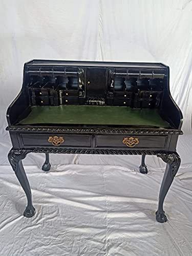 Sekretär Barock Louis Seize Renässans Rokoko Färg: svart skrivbord toalettbord längd 102 x höjd 108 x bredd 58 cm nr 11
