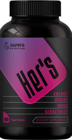 Female Libido Booster for Women - Increase Passion, Desire & Excitement - Relieve Stress, Reduce Dryness & Heighten Sensitivity, Her's Hornygoatweed Energy Supplement for Women in the Mood Enhancer