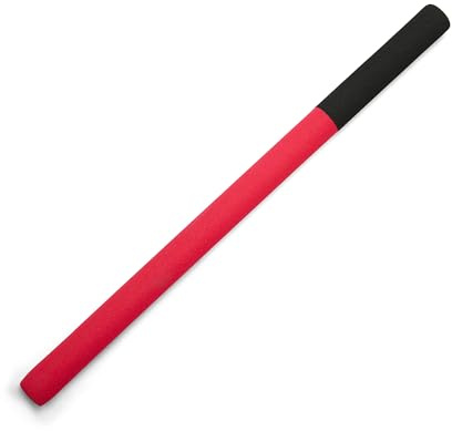 Playwell Kampfsport-Schaumgummi für Training, Escrima, Kali Sick, Rot/Schwarz – 24 Zoll