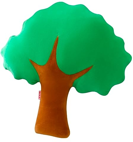 Herfair Blatt Pflanze Plüsch-Kissen, 3D-Blattpflanze, Plüsch-Wurfkissen, Süße Pflanze Dekokissen, zum Zuhause Schlafzimmer Raumdekoration (Apfelbaum)