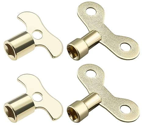 Create idea 4PCS Faucet Key Radiator Valve Key 6mm 7mm Water Tap Knob Switch Multi-Functional for Factory Garden Public Place Home