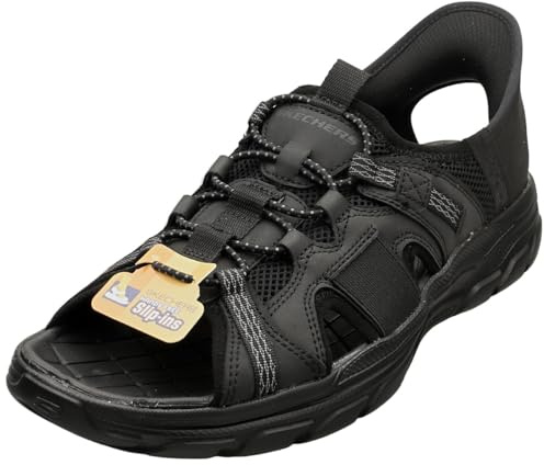 Skechers herr REVOLTED SS Merrick Sport Sandal, svart, 8.5 UK, Svart, 42.5 EU