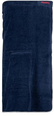 ADAMO XXL-Sauna Kilt dunkelblau für Damen in Übergrößen mit Klettverschluss (85 x 210 cm)