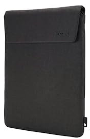 Incase Crosstown Sleeve with Woolenex for 11” iPad/Tablet – Vertical Orientation, Pen/Pencil Loop, Cushioned Protection, Magnetic Closure, Up to 11” Devices, Tablet Cover - Black