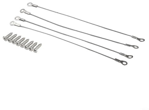 Butée de porte d'armoire, goupilles de corde en acier inoxydable, flexibles pour limiteur de câble tressé, porte d'armoire, limiteur de câble pour portes de coffre, armoires