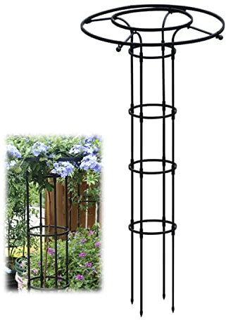 Gartenspalier für Kletterpflanzen, 90 cm (3 Fuß) 120 cm, vertikale Metallschirmspalier, Garten Pylon Spalier Kletterpflanzen Unterstützung Pflanzenspalier für Reben Tomaten Erbsen