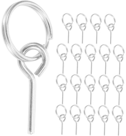 SHINEOFI 20stücke Campingzeltzubehör Seilverbindungsstift Aus Verzinktem Zelt-Outdoor-verbindungsstift Kompakte Langlebige Outdoor-verbindungsstifte
