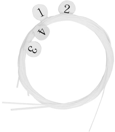 Vaguelly 4piezas Cuerdas De Ukelele De Nailon Antidesgaste De Repuesto Para Cuerdas Musicales Para De Instrumentos y Practica Diaria