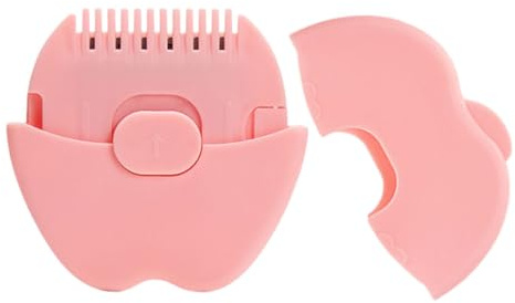 SAFIGLE Tondeuse à Cheveux Professionnelle Rose Peigne Coupe-Frange Multifonctionnel en Métal et Plastique pour Coiffure et Entretien des Cheveux