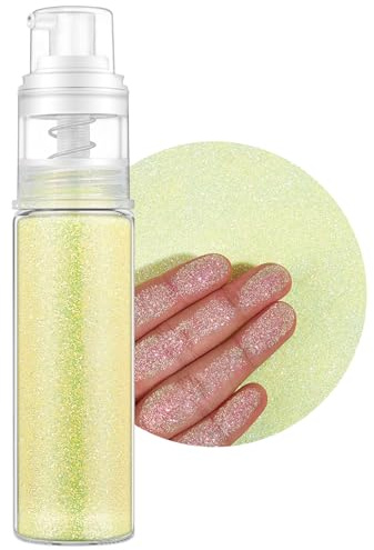 Spray corporal en polvo facial para festival, maquillaje, fiesta, cabello y cuerpo para cara, cabello, brazo