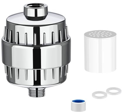 SIGANDG 36 Stage Shower Filter Hard Water Filter with Vitamin C Shower Head Filter to Remove Fluoride, Impurities and Heavy Metals