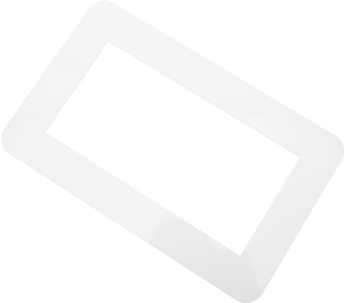 TOBBOMEY Adhesivo Acrílico Decorativo para Placa Frontal de Interruptor Doble 173x86 Mm, Cubierta Protectora para Enchufe y Interruptor de Pared, Pegatina para Decoración y Protección Hogar
