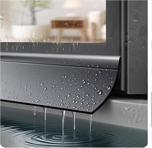 tiras lluvia para alféizar ventana 3M Vierteaguas Para Goteras, Goma Para Puertas Y Ventanas, Deflector De Lluvia Con Dorso Adhesivo, Marco Exteriores