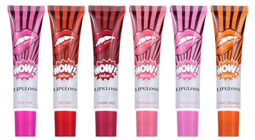 Tinte de labios - 6 tintes de labios despegables, brillo labioss resistente al agua | Brillo labial larga duración para tatuajes y labioss | Set regalo cosmético impermeable Peell Off-f Lips T