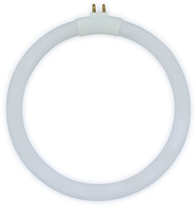 Technical Precision T4 Type 12 Watts Fluorescent Round Tube Bulb Replacement for VTLAMP10 Desk Lamps 5.4 Inch OD Circular Tube Light G10q-4 4-Pin Square Base - 6400K Light - 1 Pack