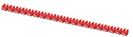 Aexit 20 Unids Letras F Red Cable Etiquetas Marcadores Rojo para (model: X3647VIX-7244YC) 1.0-3.0mm Dia Cable