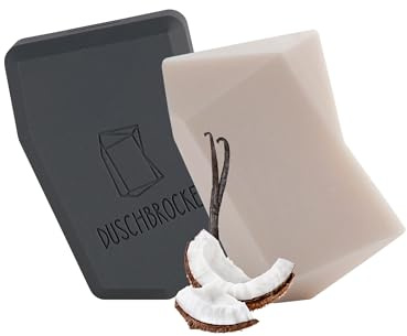 Duschbrocken Duschseife Set mit Verpackung [2in1] Festes Shampoo, 100g