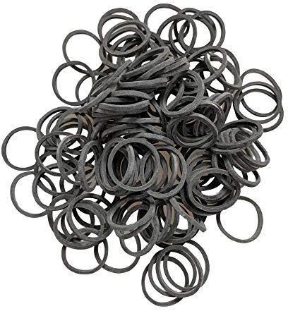 100g Schwarze Mähnengummis – Einflechtgummis, Gummis für die Pferdemähne, Mähnenzubehör, extra stark, Pferde, Pony, Pferdebedarf, Reitsportzubehör, Putzkofferausstattung, Mähnenfrisuren