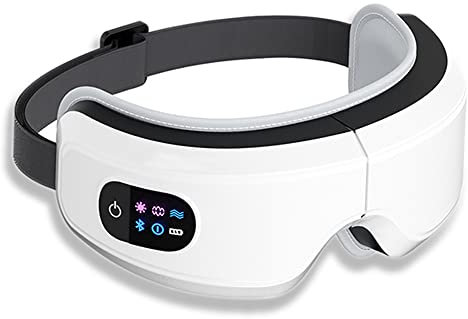 InnovTec Masseur Oculaire,Appareil massage vibrations oculaires masseur cernes protection yeux ophtalmologue masque de nuit sommeil relaxation anti fatigue