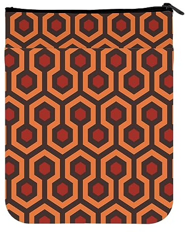 KUIYAI Horrorfilm-inspiriertes Geschenk, Buchhülle mit Reißverschluss, Buchschutz für Buchliebhaber, The Shining Reduk, Modern