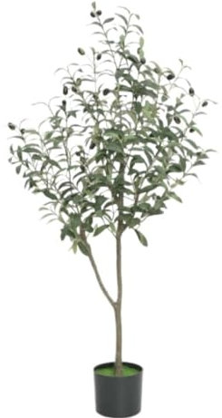 Plantas Artificiales Grande Árbol De Olivo Artificial con Hojas Realistas, Planta Falsa para Sala De Estar, Dormitorio, Balcón, Esquina Planta Artificial Grande para Salon