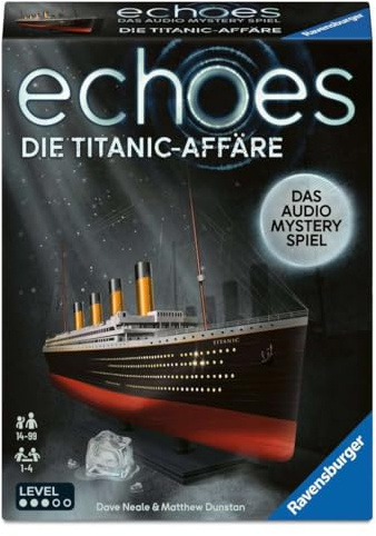 Ravensburger 24698 Echoes Die Titanic-Affäre - Audio Mystery Spiel ab 14 Jahren, Erlebnis-Spiel