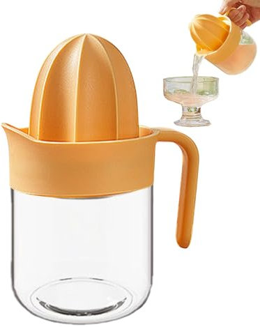 Citrus Juicer and Lemon - Citrus Juicer Manual Lemon Squeezer | Household Hand Fruit Juicer Leakproof Juice Rotary Press with Handle for Kitchen Utensil Tool Citrus Juicer