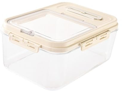 LOVIVER Food Storage Container Pet Food Storage Box Kitchen Organizer Dispenser Bucket Measuring Cup Airtight Tank Flour Bin Rice Bin, 5KG