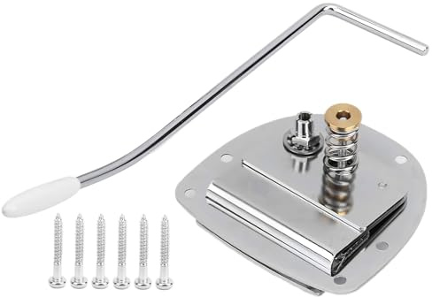 Vibrato-Brücke für Gitarre – Vibrato-System für E-Gitarre | Teile aus Zinklegierung für Saiteninstrumente, abnehmbarer Vintage-Saitenhalter mit verbesserter Klangstabilität