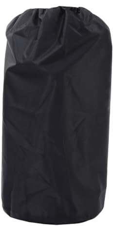 TOYANDONA Black Oxford Cloth Propane Tank Cover Dustproof Cover for Gas Cylinder Protect Outdoor Use